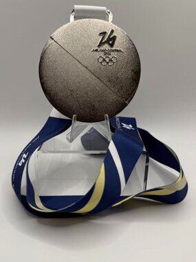 Milano Cortina 2026 Winter Olympics – Silver Medal – Made in Italy